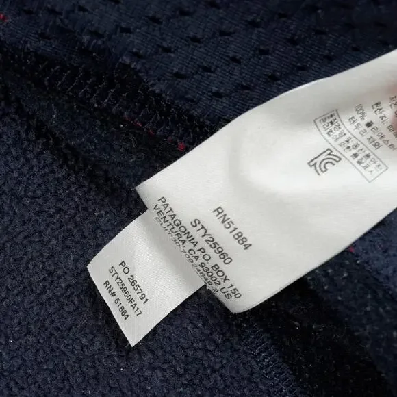 Patagonia Men’s Performance Better Sweater Hoody Blue/Navy Red Zippers Size M - Picture 10 of 12